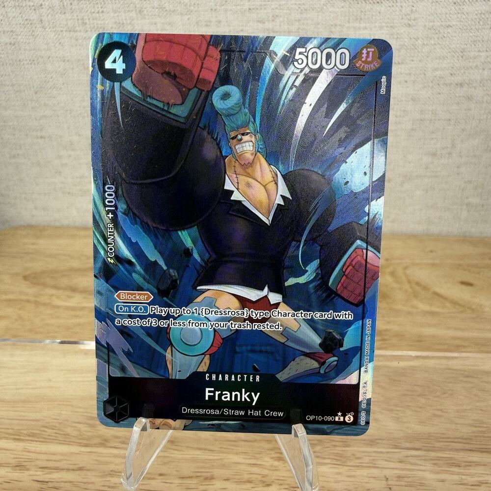 2025 One Piece Royal Blood OP10 Franky Rare #OP10-090